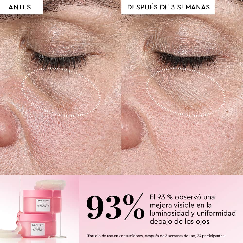 VITAMIN C BRIGHTENING KOREAN TONER PADS (ALMOHADILLAS CON T&Oacute;NICO)